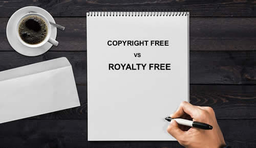 copyright-free vs royalty-free